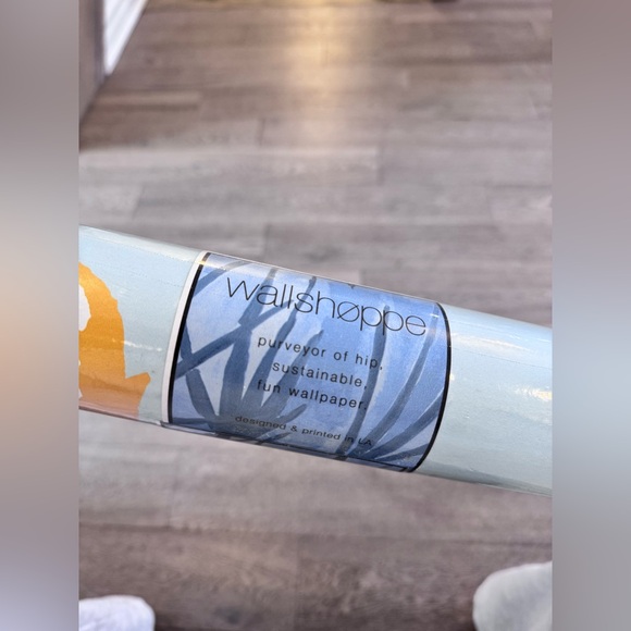 Anthro Wallshoppe Rosa Fish Sky Wallpaper Self Adhesive Anthropologie Peel Stick - Picture 3 of 6